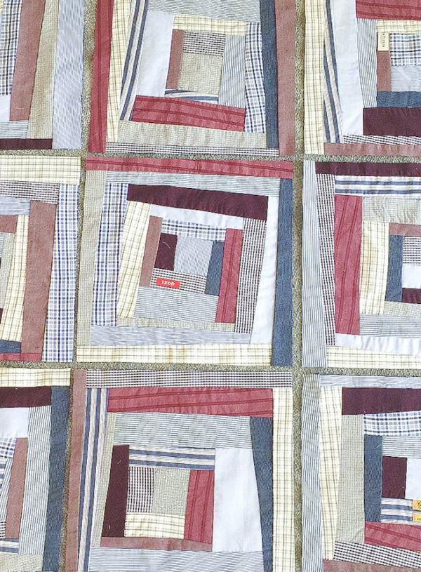 Wonky Log Cabin Archives Quilt 2 End Alz